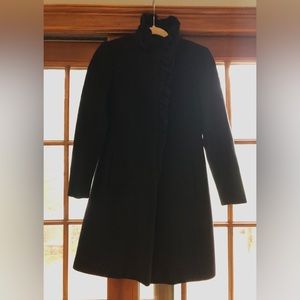 DKNY women’s black wool coat